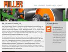 Tablet Screenshot of millermfginc.com